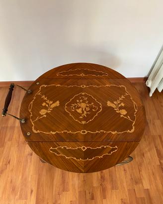 Carrellino porta alcolici/vivande in legno