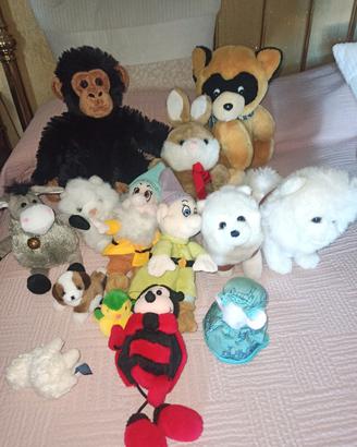 Peluches vari