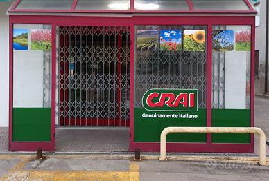 Infisso vetrata fissa protezione ingresso