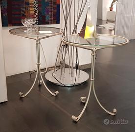 Tavolino in ferro battuto della Bontempi