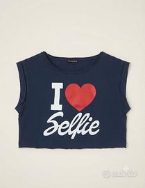 crop top / t-shirt a maniche corte donna 