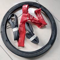 Copertone  bici Brompton 16"x3/8 e camere  d'aria 