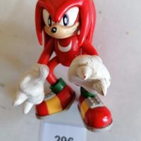 Knuckles Sonic pupazzo vintage in gomma