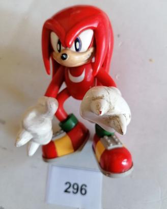 Knuckles Sonic pupazzo vintage in gomma