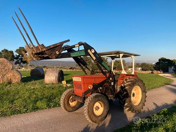 Trattore Fiat 500 con caricatore frontale