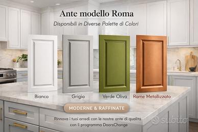 Ante e pannelli per l'arredamento