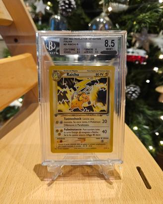 Raichu Prima Edizione BGS 8.5 21/64 Neo Revelation