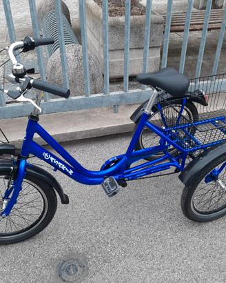Triciclo per adulti, bicicletta a tre ruote