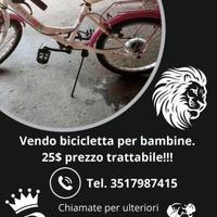 bicicletta da bambina 