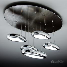 Lampadario moderno a Sospensione Led Drop Design 5