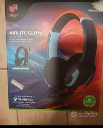 CUFFIE XBOX AIRLITE GLOW BLUE