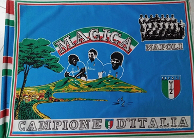 Bandiera Napoli Vintage Scudetto 1987 Maradona