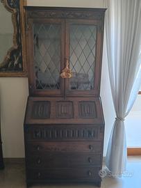 Scrivania inglese in rovere