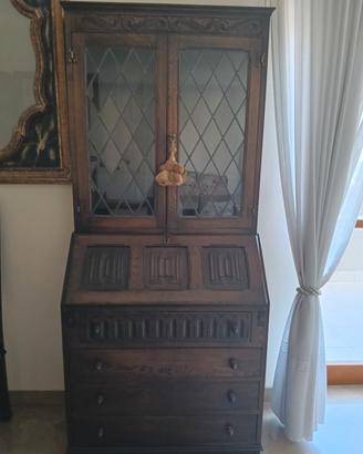 Scrivania inglese in rovere