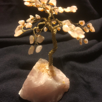 Albero della vita in quarzo rosa