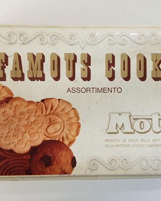 Scatola latta Motta "FAMOUS COOKIE"