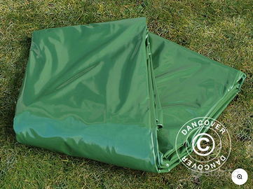 Telo PVC 6mt x 14 mt 500g mq2 ( verde)