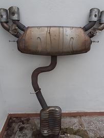 Marmitta completa smontata dalla Golf R .