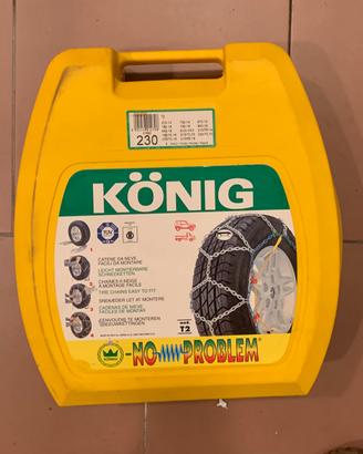 Catene neve T2, ruote 14, 15 e 16. König