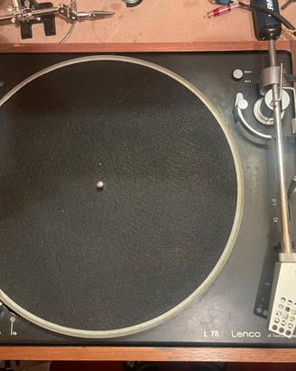 Giradischi lenco L78  manuale giri 78/45/33/16