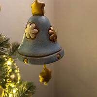 Campanella Thun- in ceramica  azzurra