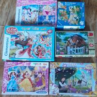 6 puzzle bimbi 4+