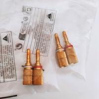 Connettori stereo a banana placcati oro – 2 coppie