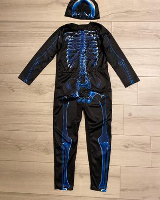 Hellowen Tuta stampato con maschera 8-9anni