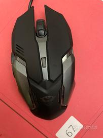 Mouse da gioco 6 tasti ovale Trust