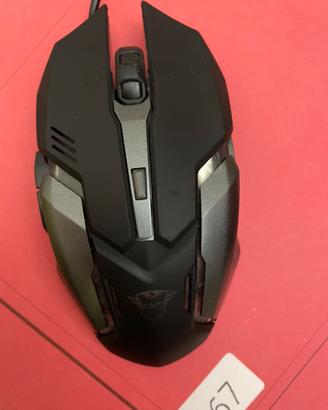 Mouse da gioco 6 tasti ovale Trust