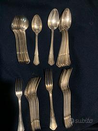 WISKEMANN: 31 posate  Chippendale 1950