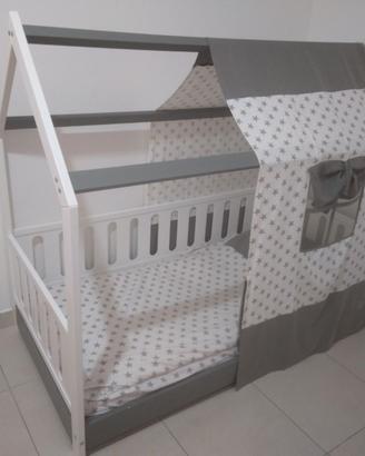 Lettino Montessori Cuoricini.