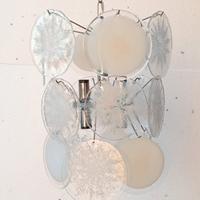 Lampadario in vetro di Murano stile Vistosi 