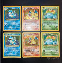 Collezione carte vintage pokemon - 6 set completi