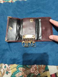 Portachiavi/Portadocumenti In Pelle Made In Italy 