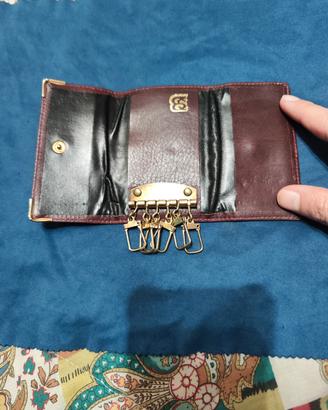 Portachiavi/Portadocumenti In Pelle Made In Italy 