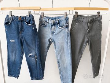 Lotto 3 pantaloni bambino Zara 6 anni