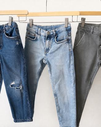 Lotto 3 pantaloni bambino Zara 6 anni