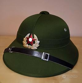 Casco coloniale VIETCONG VC PITH verde