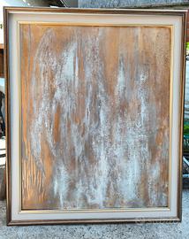 quadro l'astrazione 60x80 olio oro 