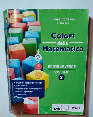 Colori della Matematica Vol. 3 Ed Verde Sasso Zoli
