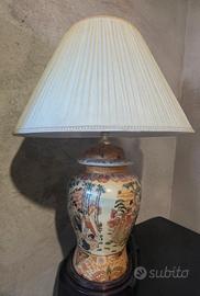 Lampada orientale in stile Satsuma