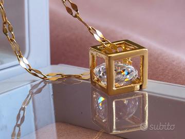 Collana donna con zirconia