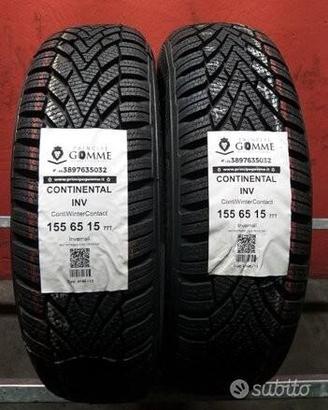 2 gomme 155 65 15 continental inv a4148