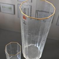 Servizio di bicchieri in vetro di Murano Moretti