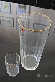 Servizio di bicchieri in vetro di Murano Moretti