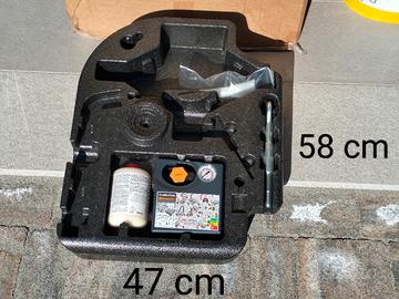 Kit gonfiaggio ruota forata