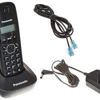 Panasonic KX-TG1611 – Telefono Cordless LCD Nero