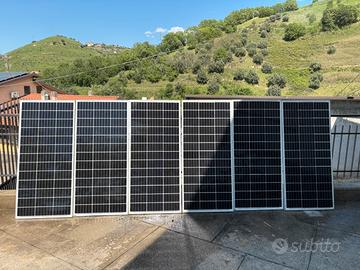 6 Pannelli Fotovoltaici 250W (1.5 kWp) - Testati