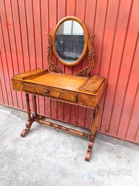 ANTICA pettinouse noce specchio modulare 